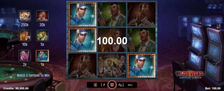 Lost Vegas Survivors Scratch