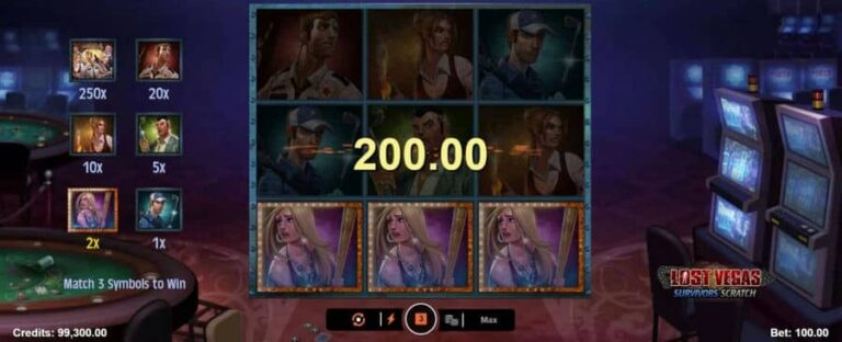 Lost Vegas Survivors Scratch