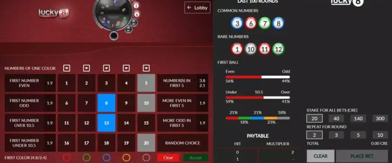Lucky 8 (Macaw Gaming)