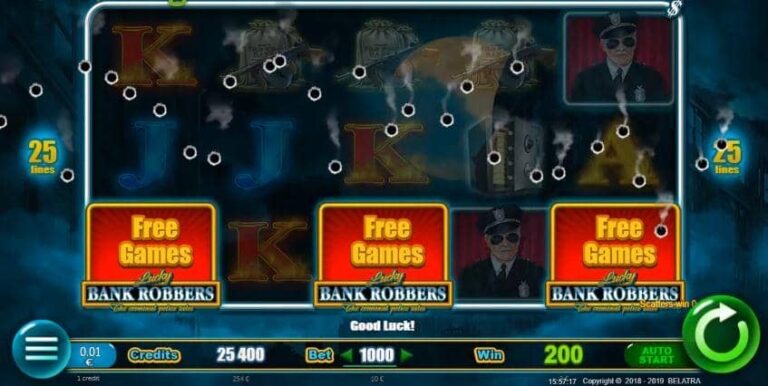 Lucky Bank Robbers