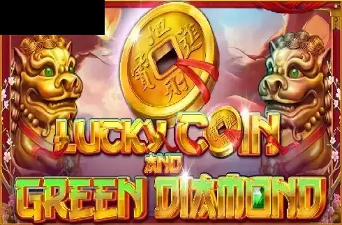 Lucky Coin and Green Diamond