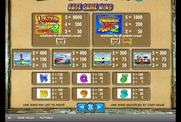 Lucky Larry’s Lobstermania 2