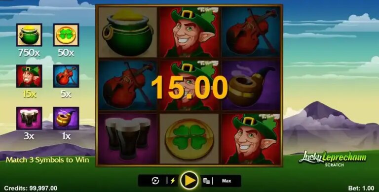 Lucky Leprechaun Scratch