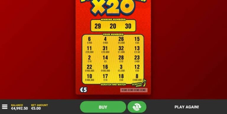 Lucky Number x20
