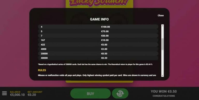 Lucky Scratch (Hacksaw Gaming)