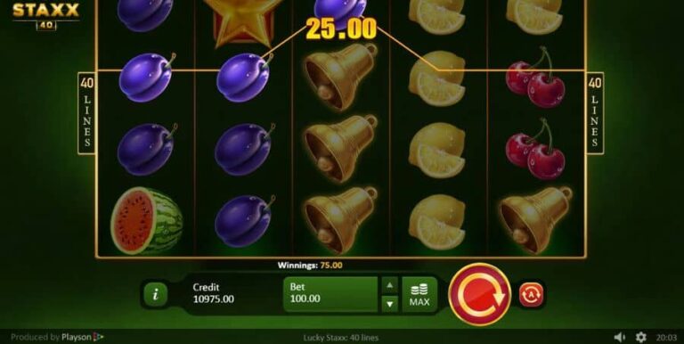 Lucky Staxx 40 lines