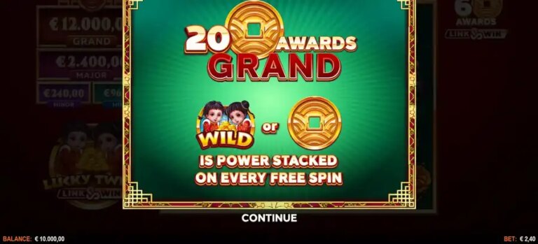 Lucky Twins Link and Win