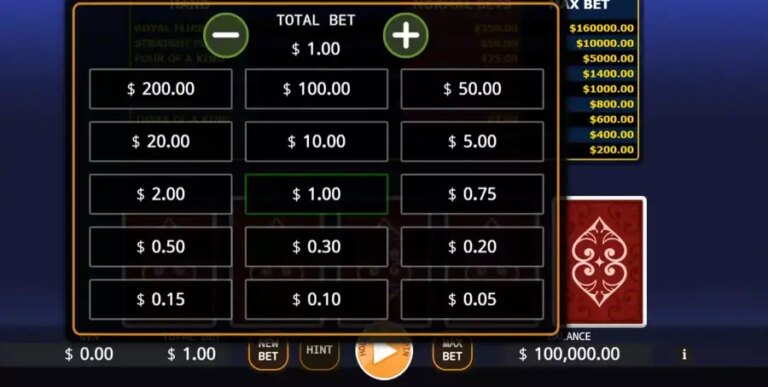 Lucky Video Poker