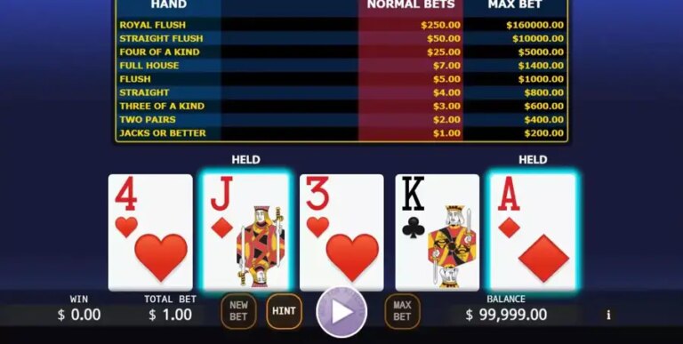 Lucky Video Poker