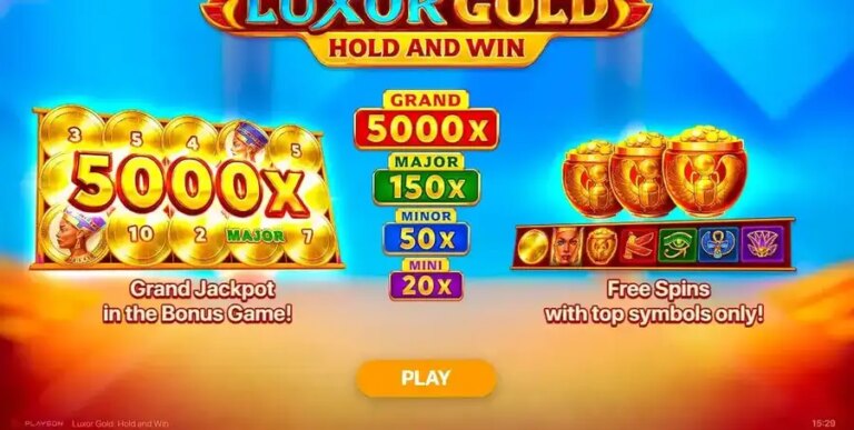 Luxor Gold Hold and Win