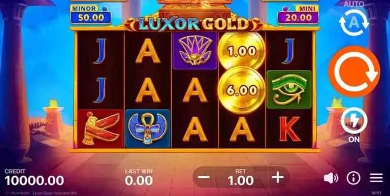 Luxor Gold Hold and Win