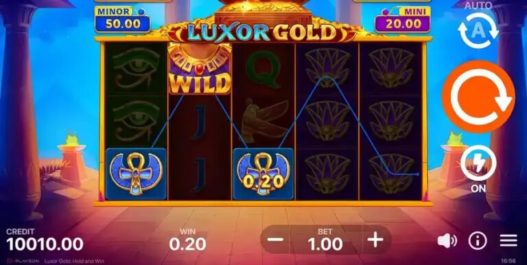 Luxor Gold Hold and Win
