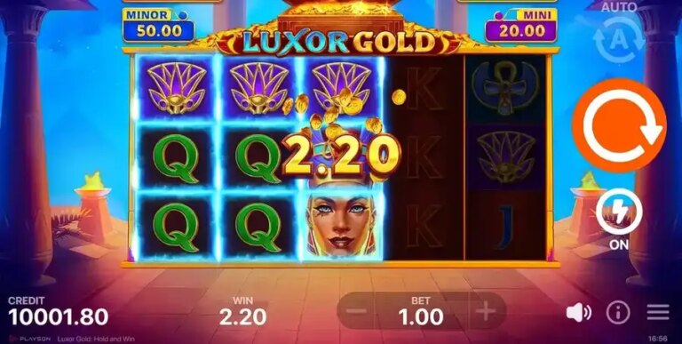 Luxor Gold Hold and Win