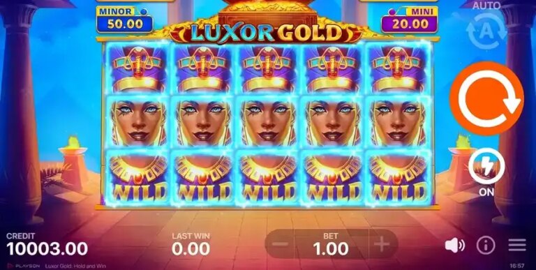 Luxor Gold Hold and Win