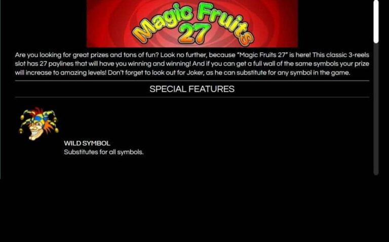 Magic Fruits 27