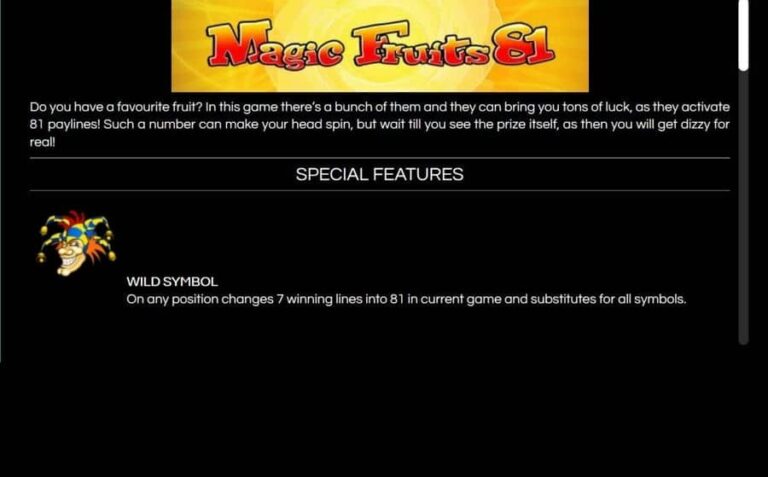 Magic Fruits 81