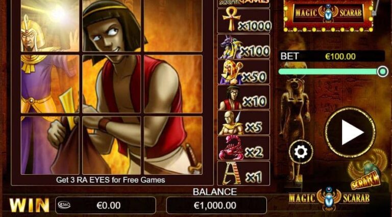Magic Scarab Scratch