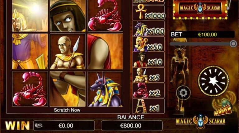 Magic Scarab Scratch