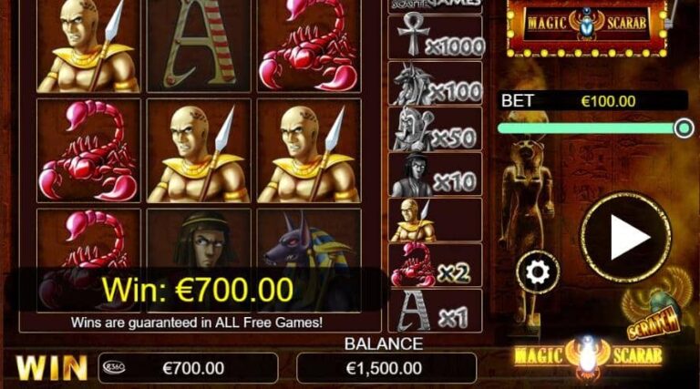 Magic Scarab Scratch