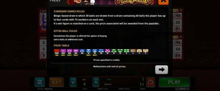 Magician Bingo