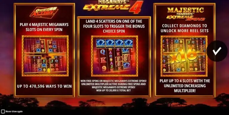 Majestic Megaways Extreme 4