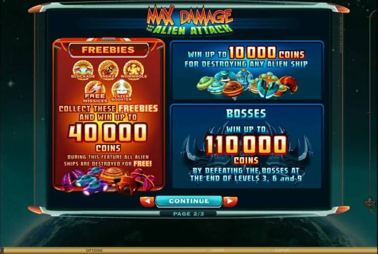 Max Damage and the Alien Attack