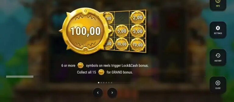 Mayan Coins: Lock and Cash