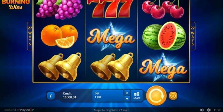 Mega Burning Wins 27 ways