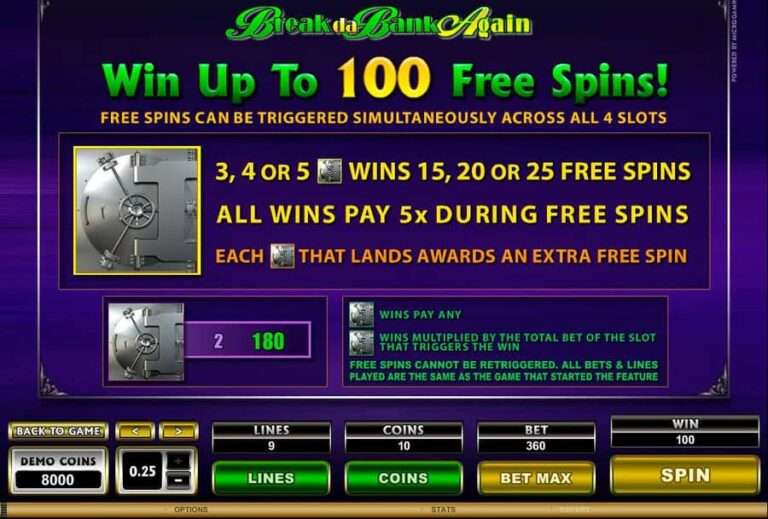Mega Spins Break Da Bank Again