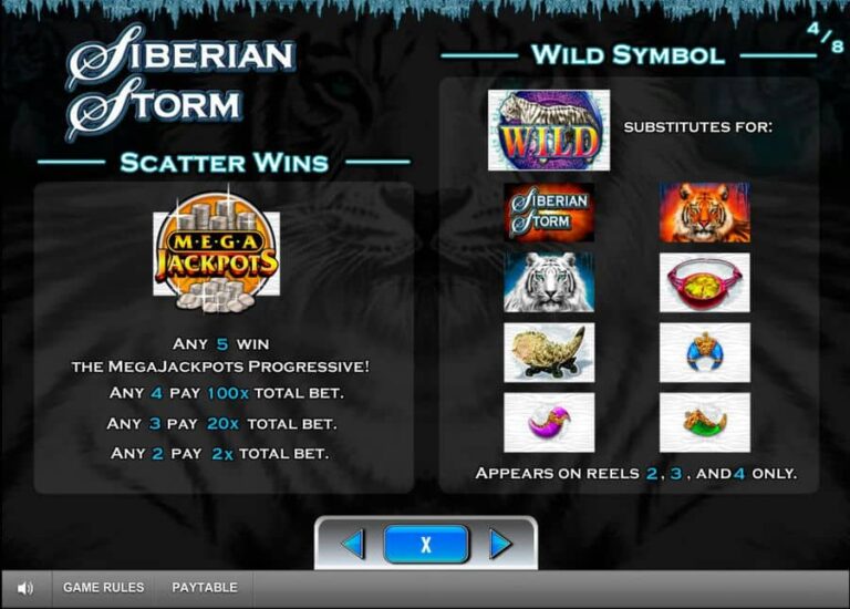 MegaJackpots Siberian Storm