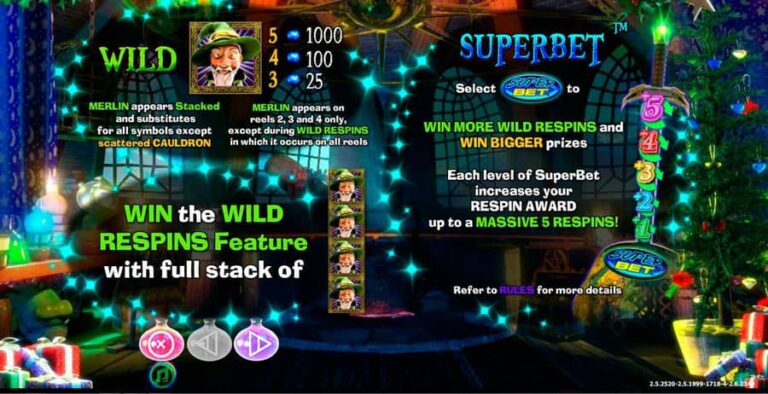 Merlins Magic Respins Christmas