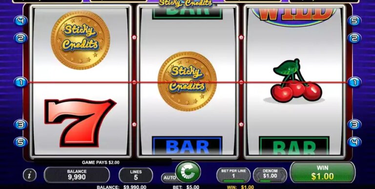 Mighty 777 Sticky Credits