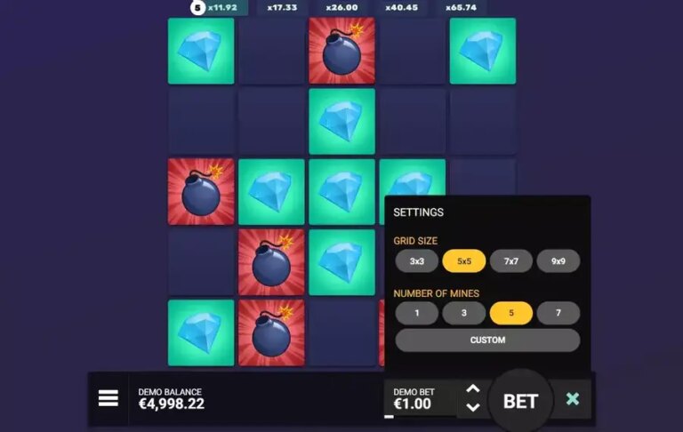 Mines (Hacksaw Gaming)