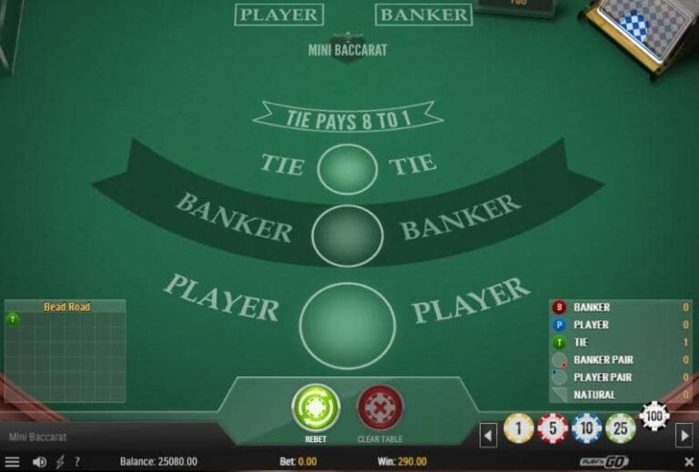 Mini Baccarat (Play’n Go)