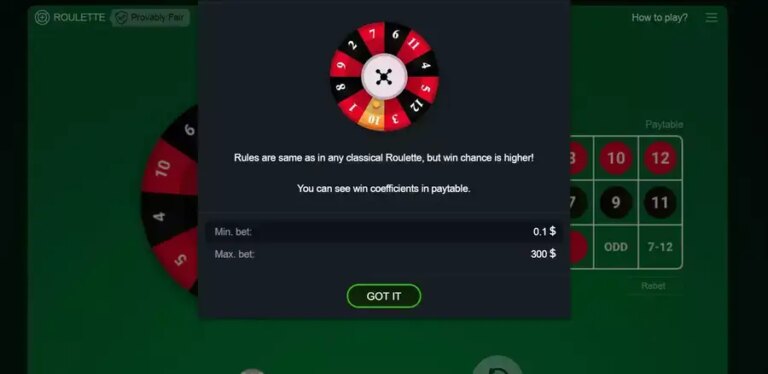 Mini Roulette (Spribe)