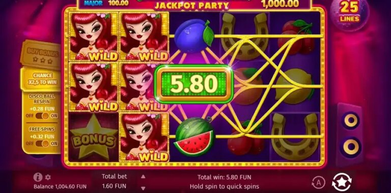 Miss Cherry Fruits Jackpot Party