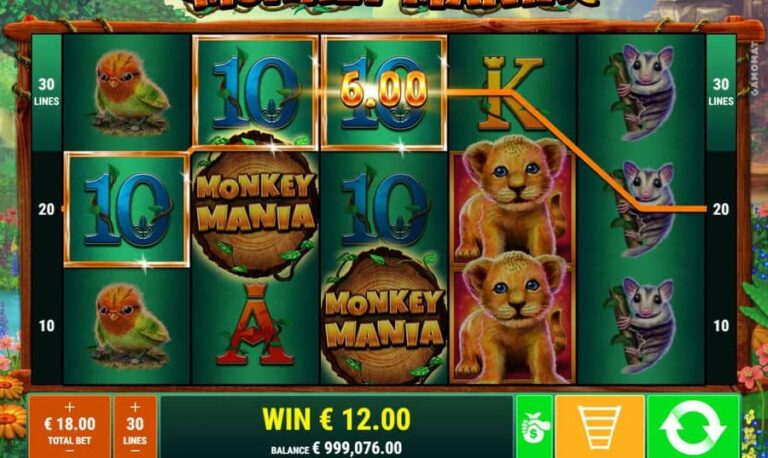 Monkey Mania (Gamomat)