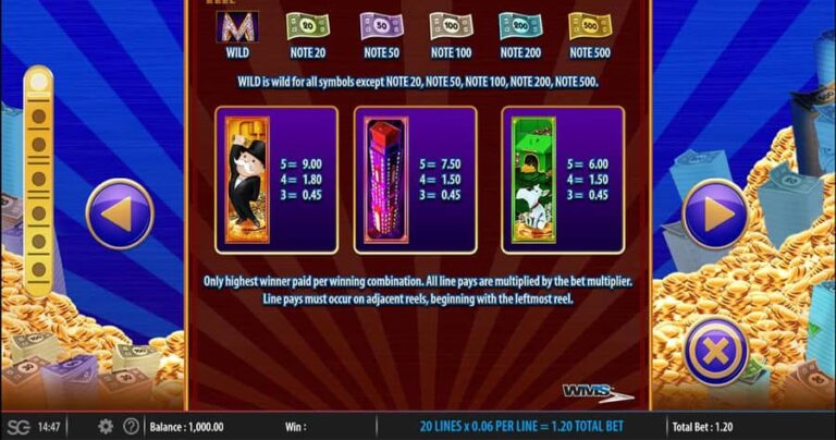 Monopoly Big Money Reel