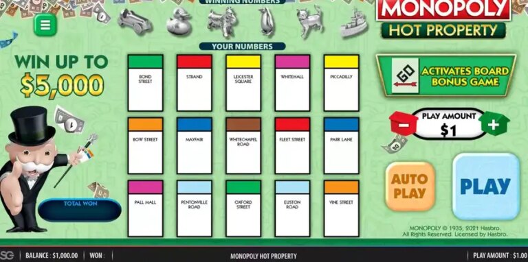 Monopoly Hot Property