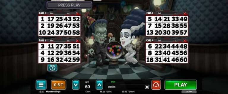 Monsters Bingo