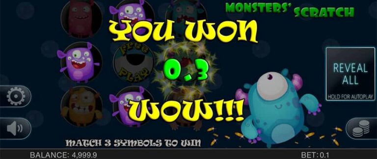 Monsters Scratch (Spinomenal)