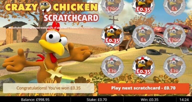 Moorhuhn Scratchcard