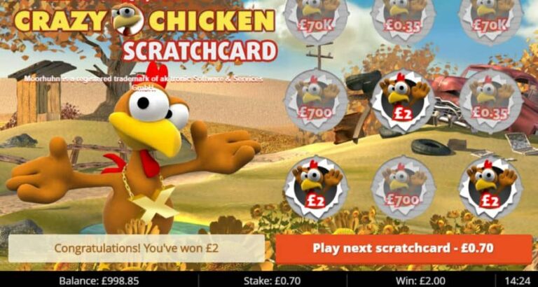 Moorhuhn Scratchcard