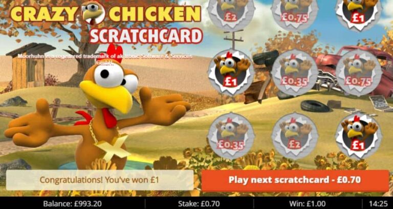 Moorhuhn Scratchcard