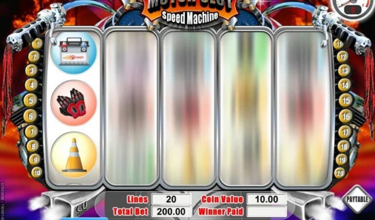 Motor Slot Speed Machine