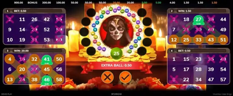 Muertitos Video Bingo