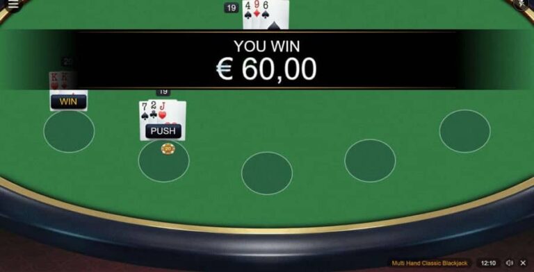 Multi Hand Classic 6 Deck Blackjack