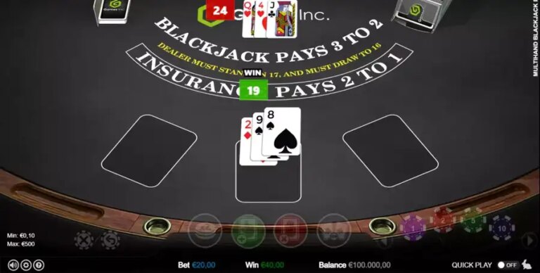 Multihand Blackjack (Games Inc)