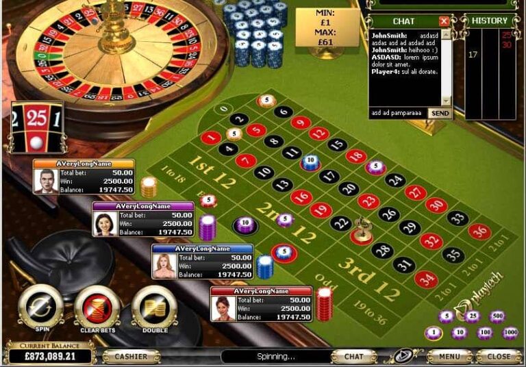 Multiplayer European Roulette