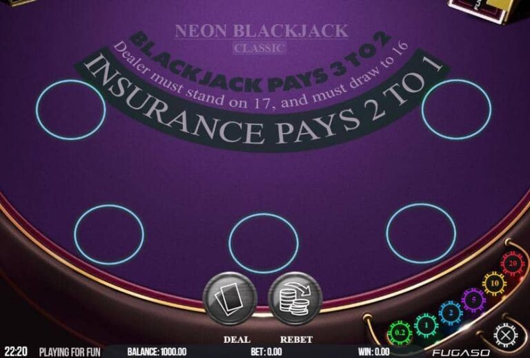Neon Blackjack Classic